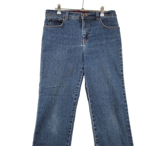 Gloria Vanderbilt Jeans Women's 5-Pocket Straight Leg Blue 8P - Picture 4 of 11